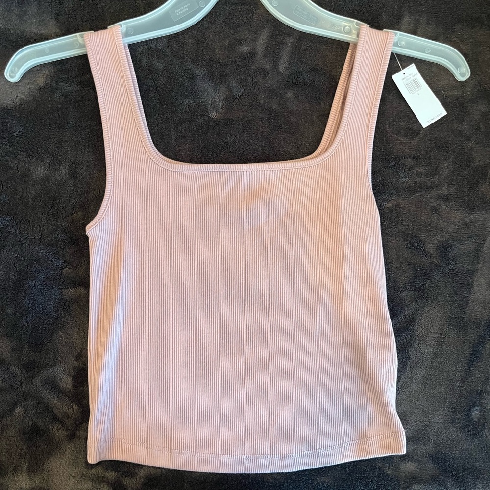 Pink Square Crop Top